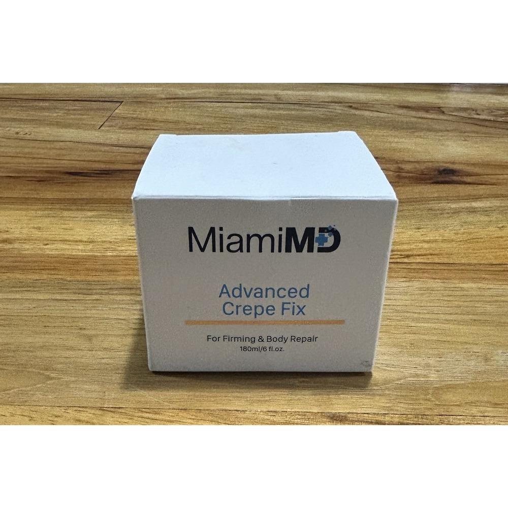 SEALED NEW Miami MD ADVANCED CREPE FIX For Firming & Body Repair 180ml‎ 6 Fl Oz